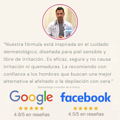 Botane Man – Crema Depilatoria Masculina con Aloe Vera (Resultados en 5 min)